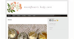 Desktop Screenshot of moonflowersbodycare.com